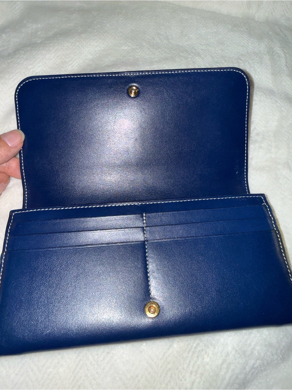 Chloé colorblock leather long flap wallet - Picture 3 of 8